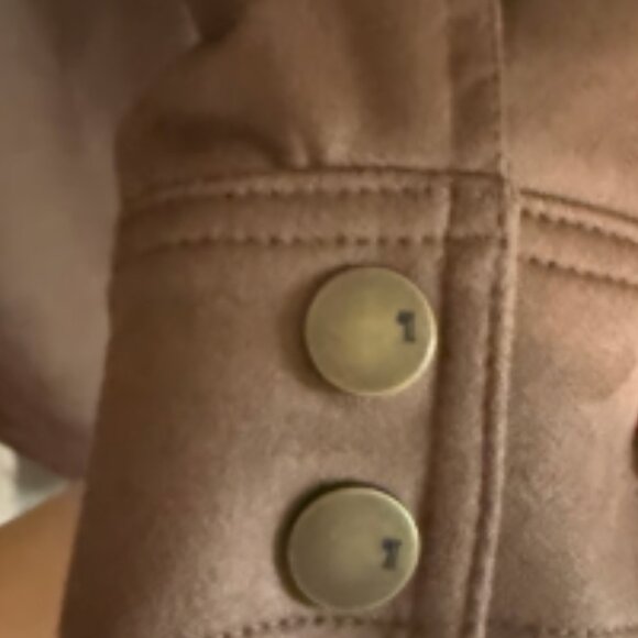 Brand New The Tillie Relaxed Faux-Suede Shacket by Pilcro - Picture 8 of 9